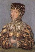 Miniature of Barbara Radziwill Lucas Cranach the Younger